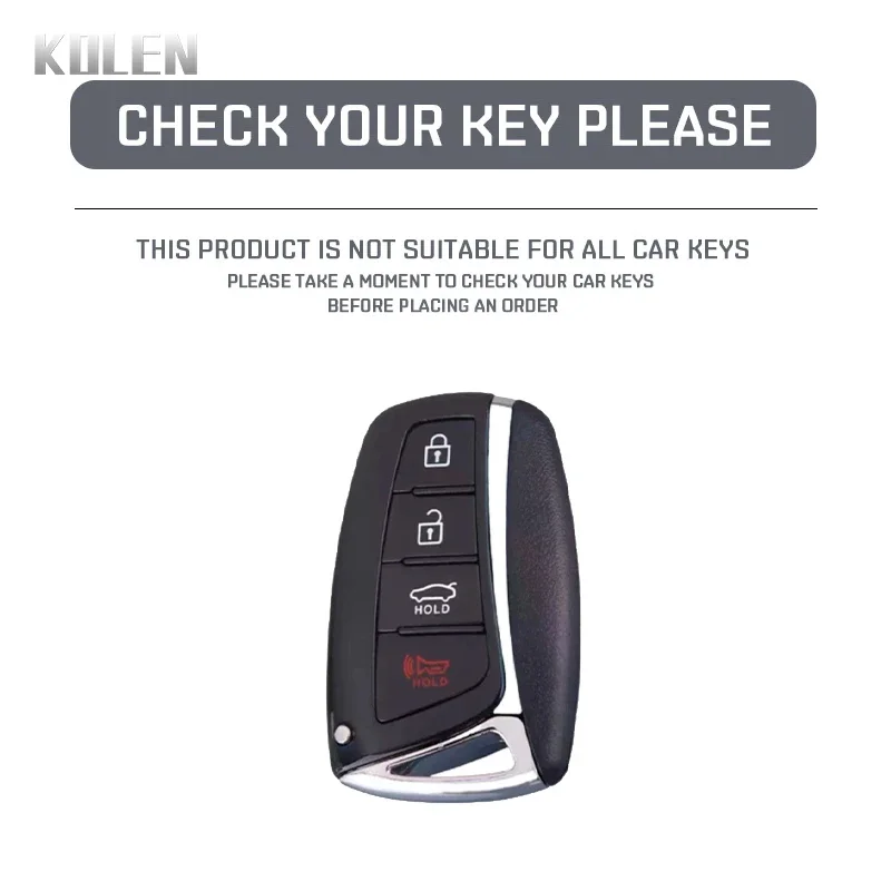 3 4 Buttons TPU Car Remote Key Case Cover Shell Fob For Hyundai Santa Fe Sport Ix45 Equus Centennial Genesis G80 Grandeur Azera