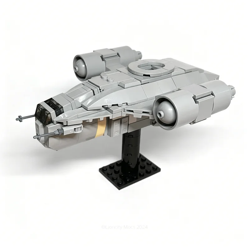 224pcs MOC Razor Crest 1 Creator Model Building Blocks Architecture Toy Creative Idea Education Christmas Gift Brick Birthday