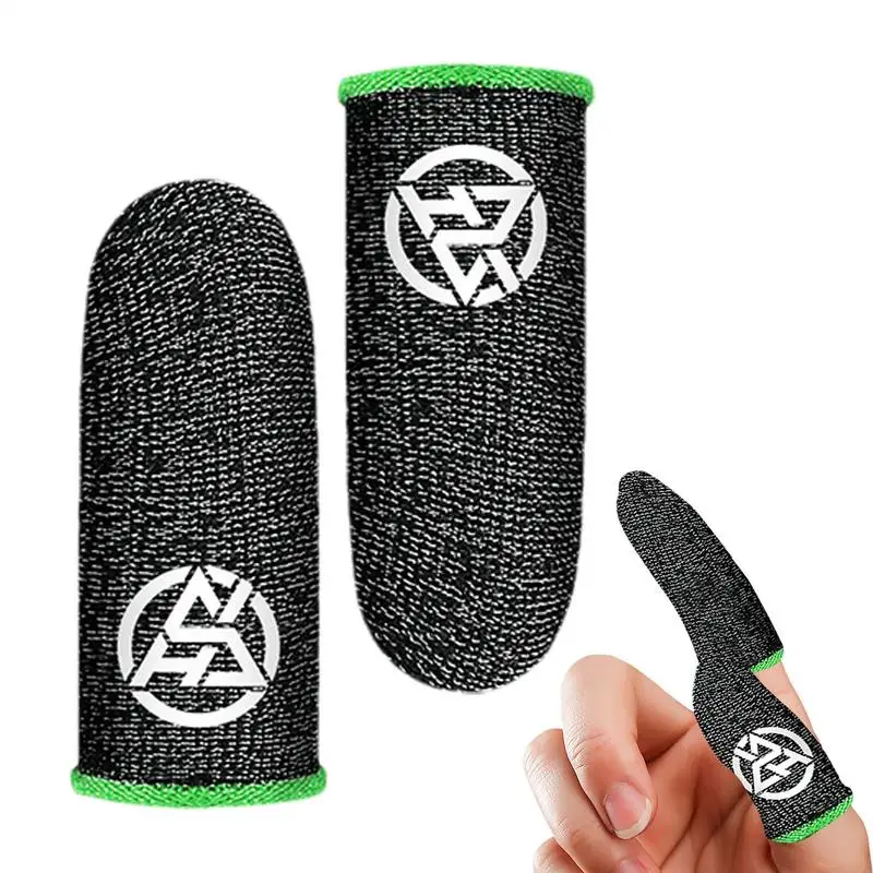 1Pair Gaming Finger Sleeve Breathable Fingertips For PUBG Mobile Games Touch Screen Finger Cots Cover Sensitive Mobile Touch