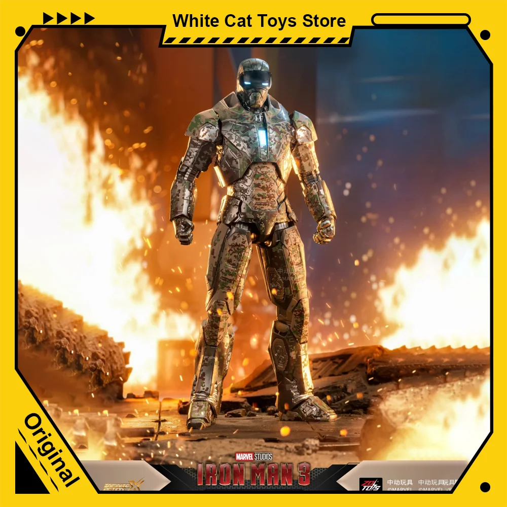 

ZD Toys 1/10 Iron Man3 MK38 MK23 MK27 MK12 MK26 Action Figure Tony Stark Mecha Model Movable Anime Avengers Collection Toy Gift