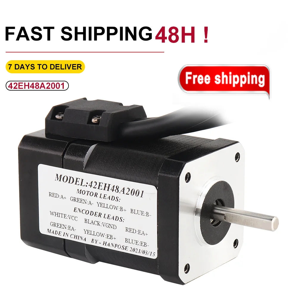 NEMA 17 Stepper Motor  For 3D Printer CNC Controller 2A 0.6N.M 42EH48 stepper Motor + CL42 Closed Loop Motor Driver