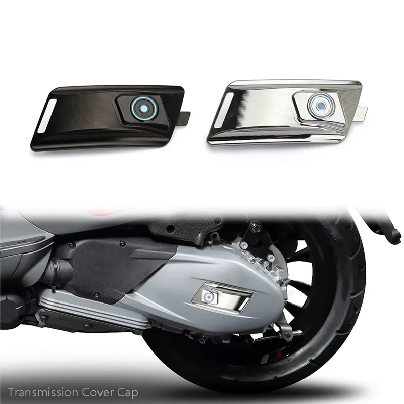 

NEW-Motorcycle Clutch Square Cover Drive Cover Transmission Side Cover For Vespa Sprint 125 150 Primavera 150 125