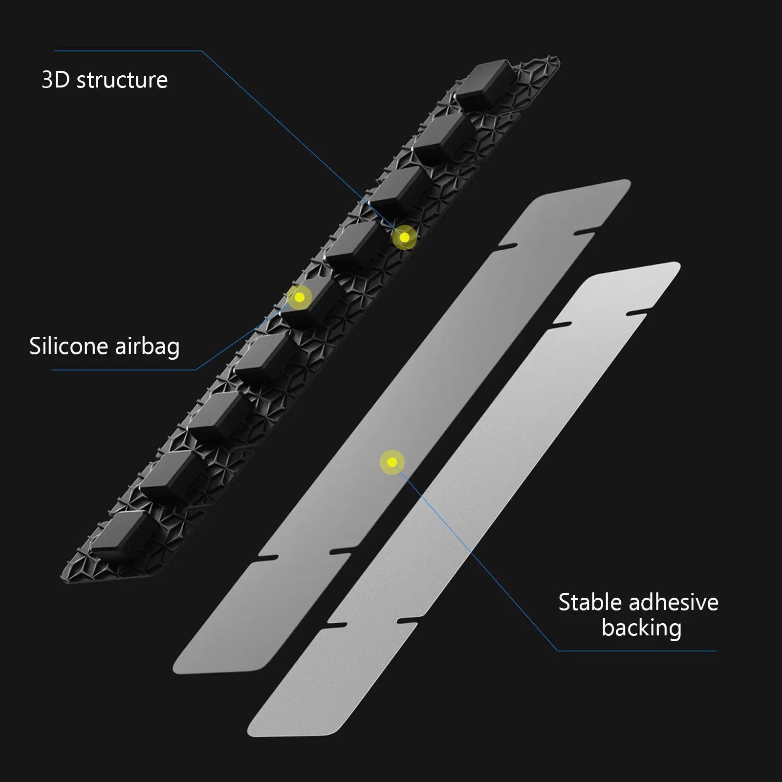 

Chainstay Protector Silicone Cushion Compact Bike Guard Stable Adhesive 3D Sticker Anti-Uv Sandproof Mountain Bike