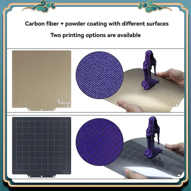 

(New)-3D Printer Build Plate Forflashforge Adventurer 5M Pro Flexible Removable Heated Bed