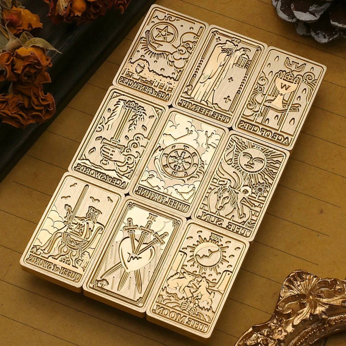 Tarot Card Series Wax Seal Stamp Copper Hanged Man Head Craft Supplies Used For Envelopes Festival Birthday Weddings Handmade