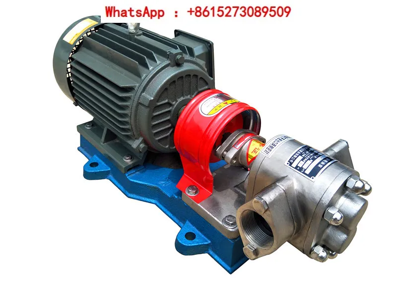 304 stainless steel gear pump KCB18.3/33.3/55/83.3-200/300 chemical self suction pump