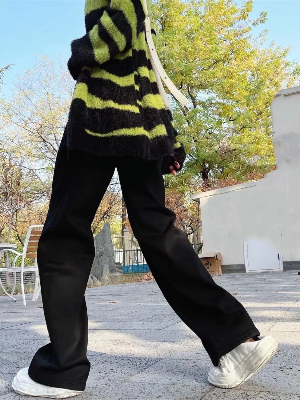 

Bla Длинные джинсы с высокой талией и прямыми штанинами. Женские свободные удобные джинсы с высокой талией для более высоких женщин. Зимние теплые хлопковые джинсы.