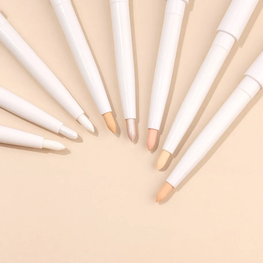 Dual Ended Aegyo Sal Pencil Matte en Shimmer Markeerstift Multi Use Vegan Makeup Groothandel Private Label Aangepast logo