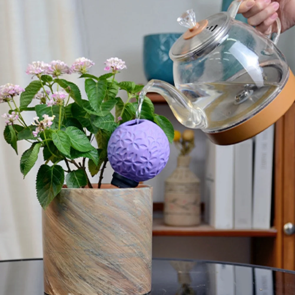 

4 шт., автоматический поливочный шип, устройство для капельного орошения красной почвы для комнатных и наружных растений, самополивающиеся колья, увлажнение растений