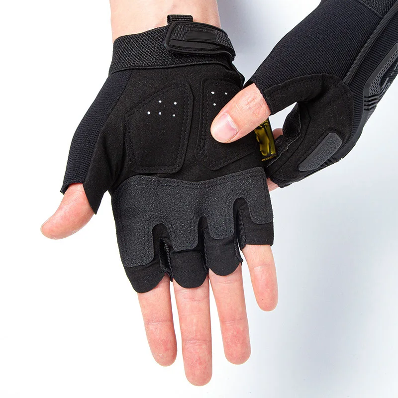 Men's Military Half-Finger Work Gloves - SEAL 4.0 Cut-Resistant Non-Slip Motorcycle Riding Training Sports Tactical Gloves view 4