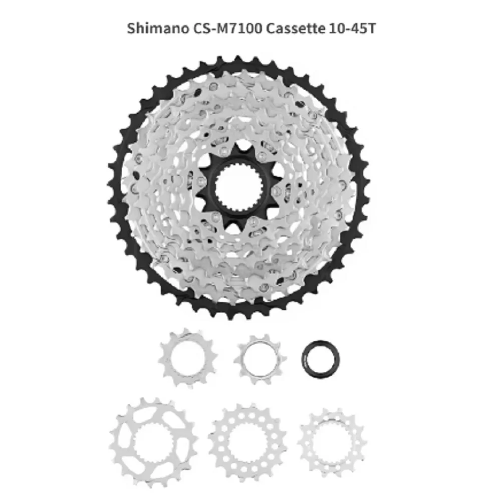 Deore SLX M7100 12 Speed Mountain Bike Flywheel 12V Variable Flying 12S 10-51T 10-45T CS-M7100 Micro Spline Cassette-SHIMANO image 4