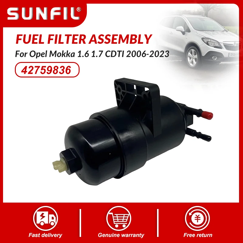 

75AA Fuel Filter Assembly 42759836 Compatible with Opel Mokka 1.6 1.7 CDTI 2006-2023