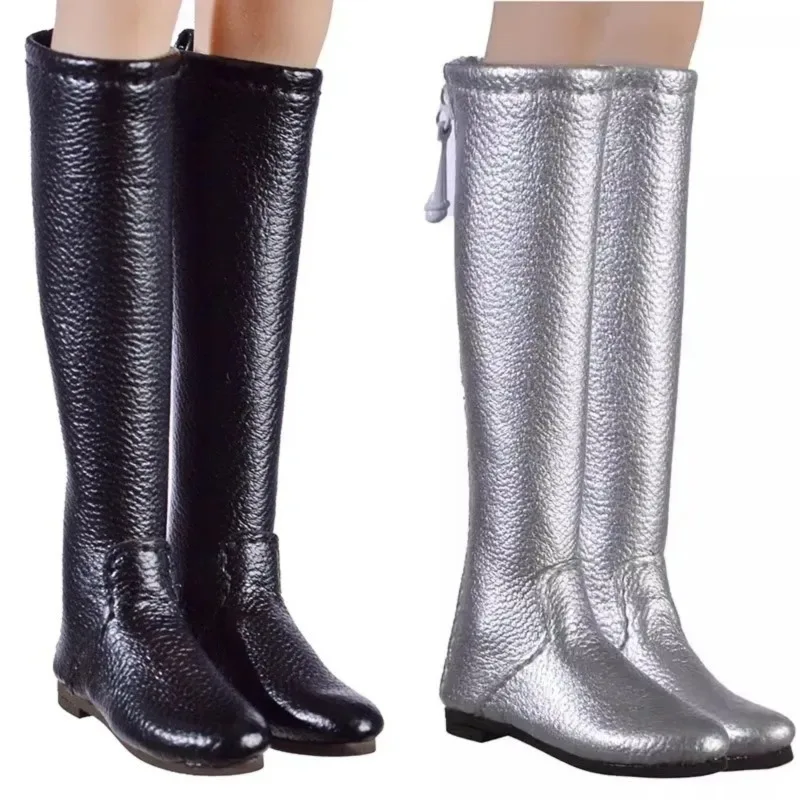 

In Stock 1/6 Scale Toy Figures Middle Boots with Zipper Hobbies Doll Decoration for AT201 AT202 AT203 Female Soldier Body