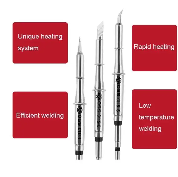 OSS C115 IS I K Universal Long Soldering Tips Head Replacement Internal Heating Precision Solder Station