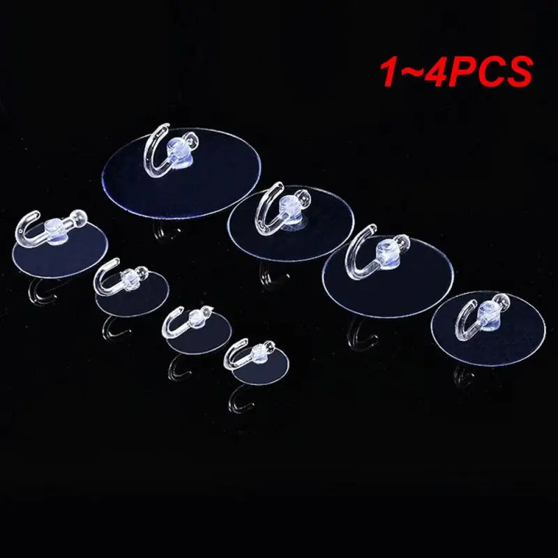 1~4PCS Strong Clothes Hook Invisible Installation Easy To Use Waterproof Super Strong Suctio Durable No Adhesive Heavy Burden