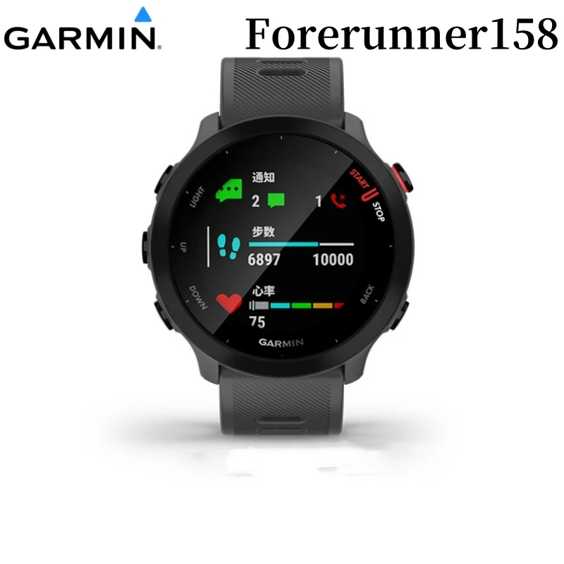 Garmin forerunner158 Triathlon Heart rate monitoring, blood oxygen monitoring  half trans MIP display screen Smart Watch