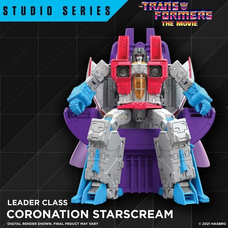 Transformers Crown Throne Coronation Starscream SS86 Leader L-Class G1 Image Action Figures Toy Gift Collection Hobby