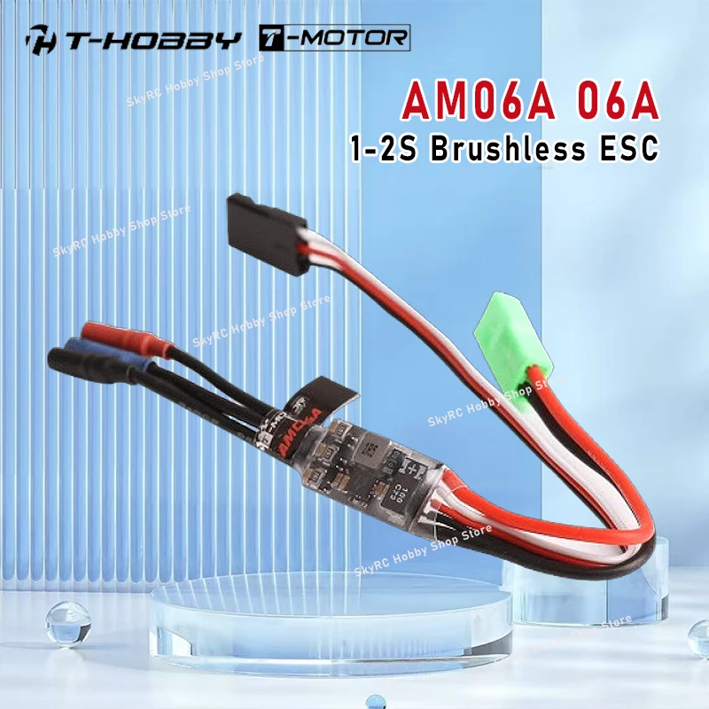 

T-MOTOR T-HOBBY AM06A 06A 1-2S BLHeli_S F3P Бесколлекторный ESC для самолетов