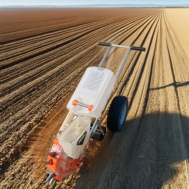 

2025 Latest Product Manual Corn Seeder 2 Rows 6 Nozzles Hand Corn Peanut Sunflower Maize Wheat Seeder With Good Price