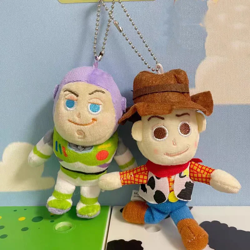 

Disney Kawaii Toy Story Вуди плюшевая игрушка Базз Лайтер Чужой милая плюшевая игрушка рюкзак кулон детский день подарок на день рождения