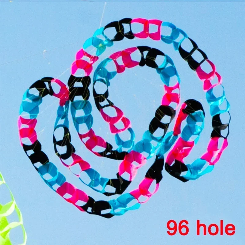 48/96 สายรุ้งสีงู Kite SPINNING Line ซักรีด Soft Inflatable Kite แขวนกลางแจ้งที่ดีที่สุด 30D ผ้าไนลอน Ripstop พร้อมกระเป๋า