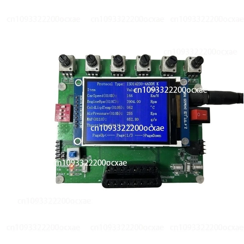 

ECU emulator /J1939 emulator /ELM327 test development/vehicle to everything Internet of Vehicles