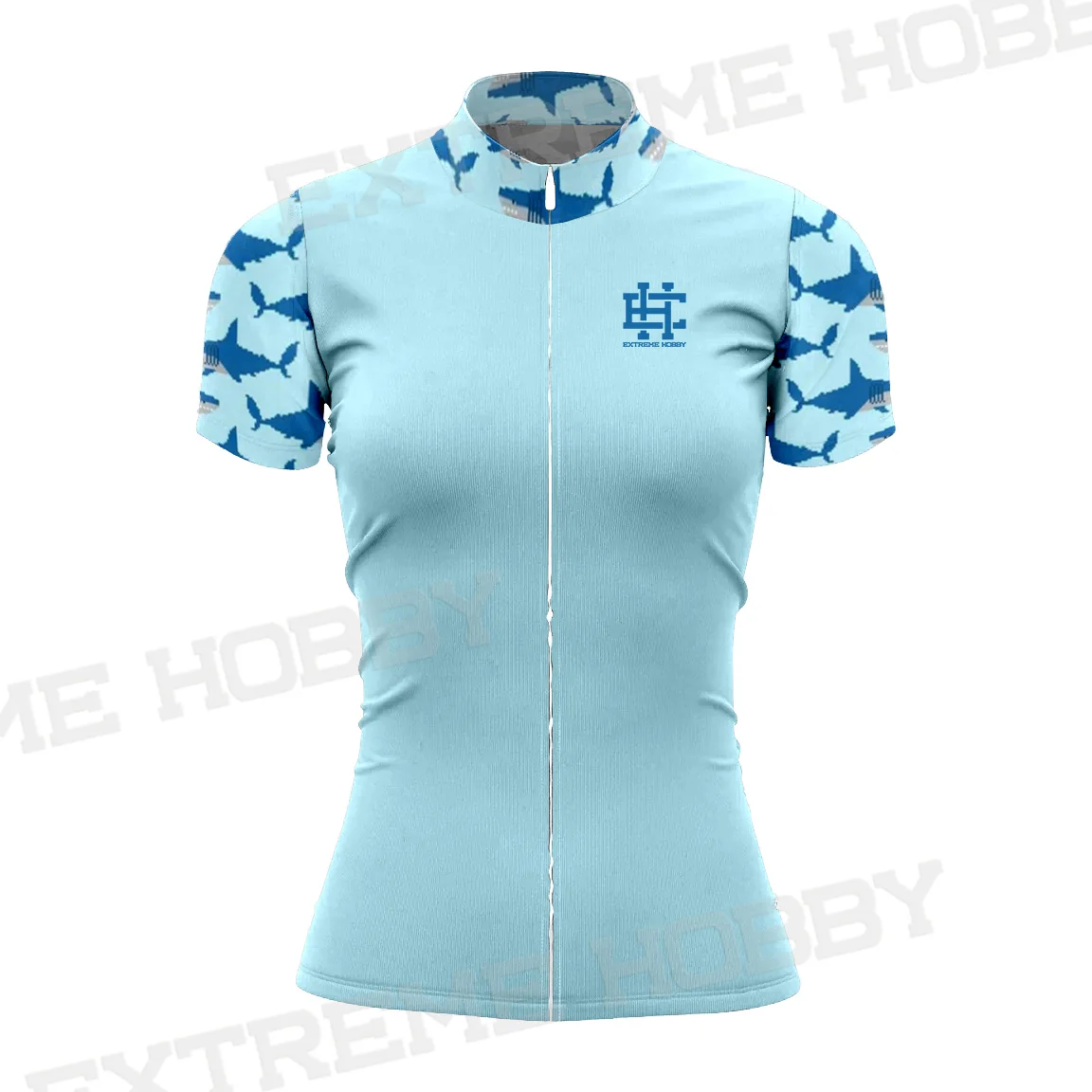 EXTREME HOBBY Summer Women Cycling Team Short Sleeve Cycling Jersey Outdoor Sports Tops Mtb Bike Sportswear Ciclismo Femenino