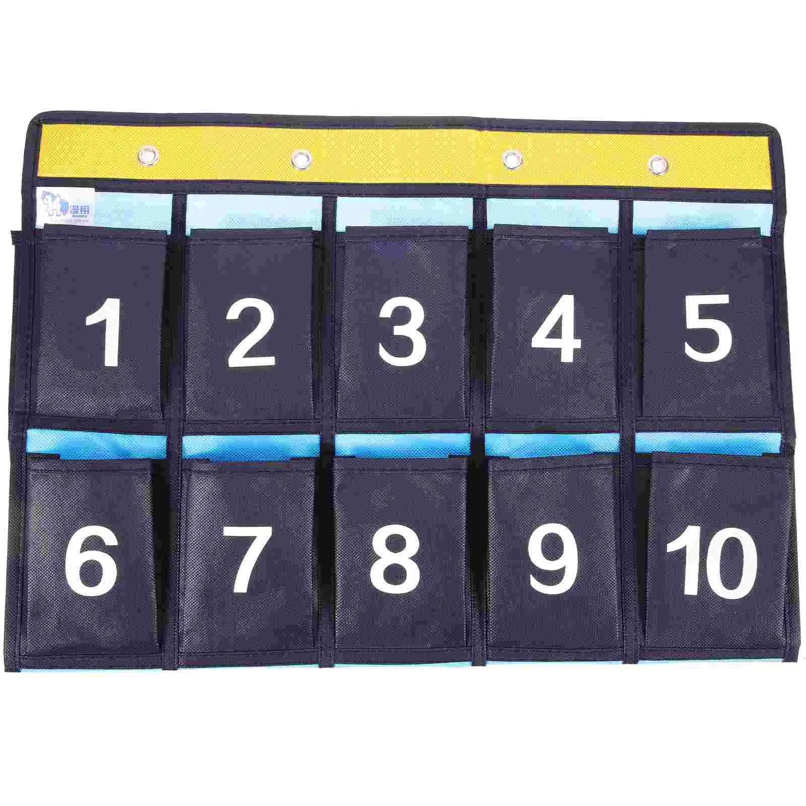 Classroom Hanging Pocket Organizer with 20 Pockets for Cell Phones, Calculators, and More