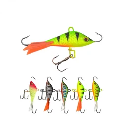 DNDYUJU 1pcs Winter Ice Jig 50mm/7.5g Fishing Lure Fake Lure Artificial Bait Lure Balancer For Fishing Carp Pike Perch
