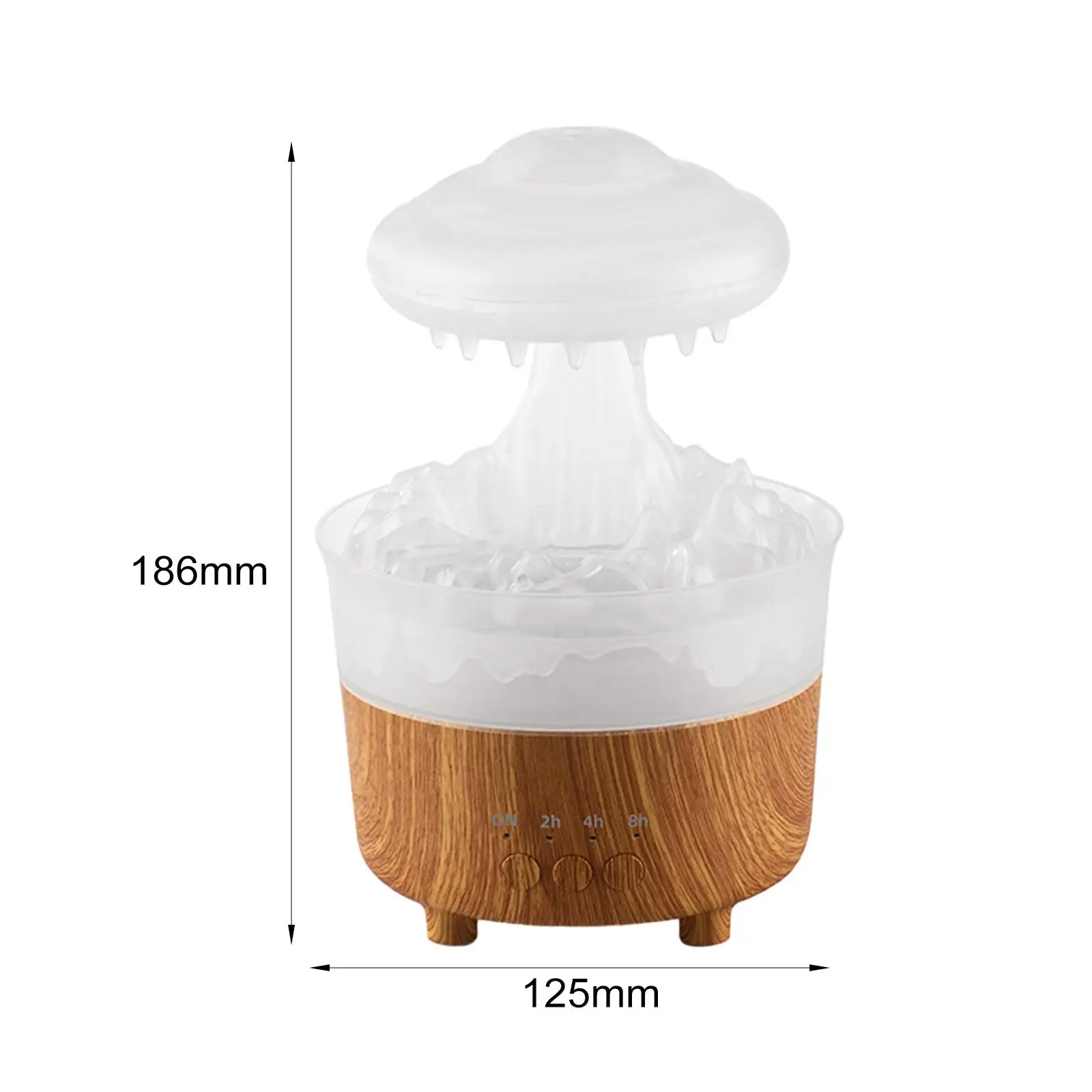 Droplet Cloud Humidifier Penyebar Minyak Esensial Steker EU 220V untuk Rumah Kantor