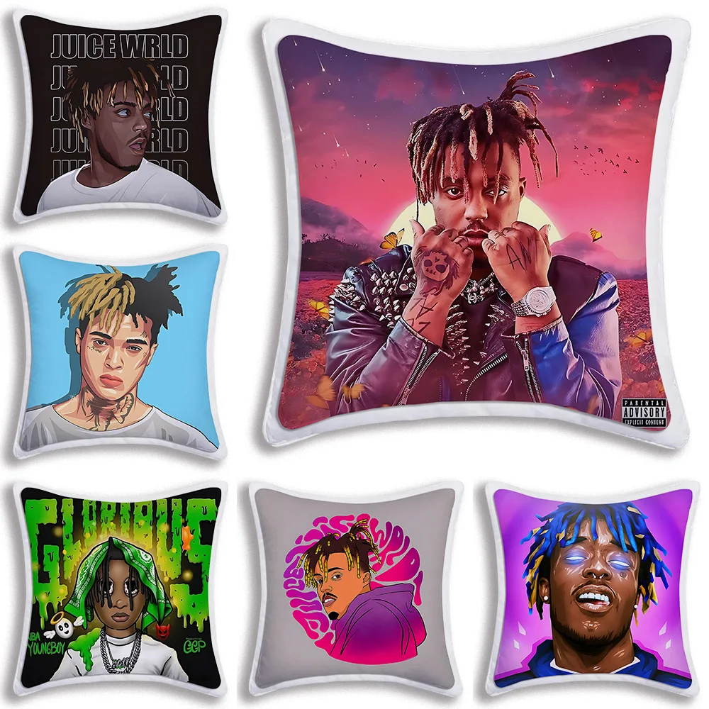 Chief Keef Rapper Pillow Covers Cartoon Sofa Decorative Home Double-sided Printing Short Plush Cute Cushion Cover