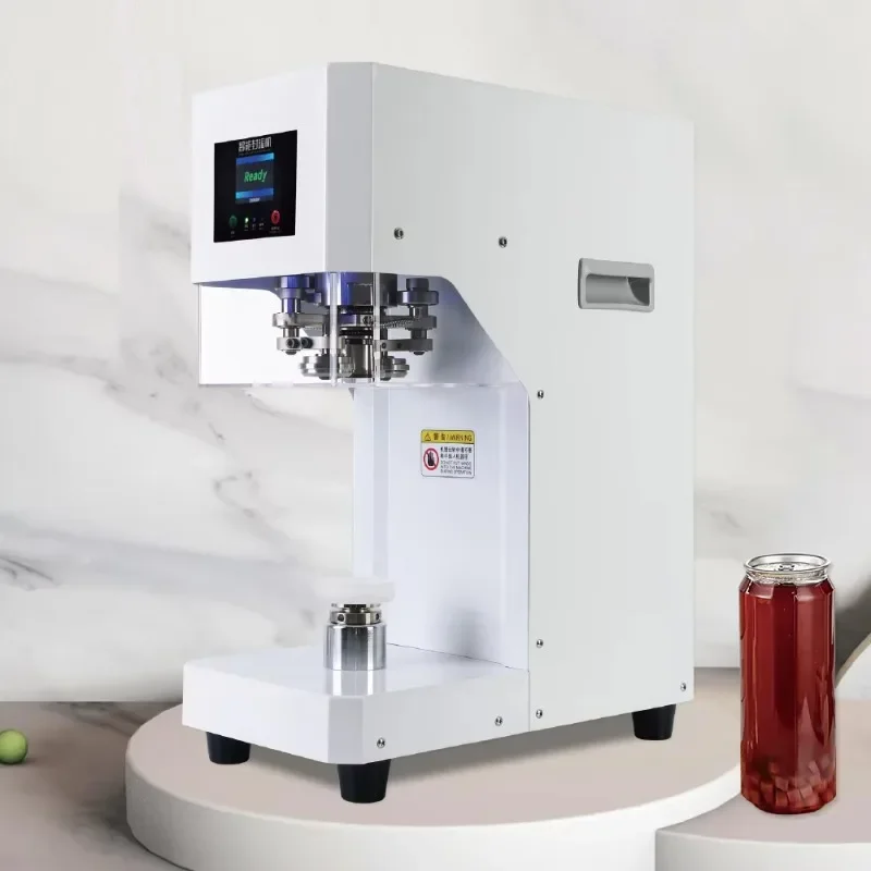 2026 Xiangyin Factory Direct Seal Automatic Rotating & Non-rotating PET Can Sealing Machine For Soda Beer Coffee Tea Juice PET