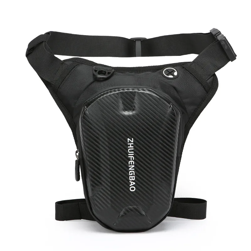 Stay Safe on Ride! Reflective tactical leg bag, lightweight & multi compartments, perfect for motorcycling, hiking and travel.
