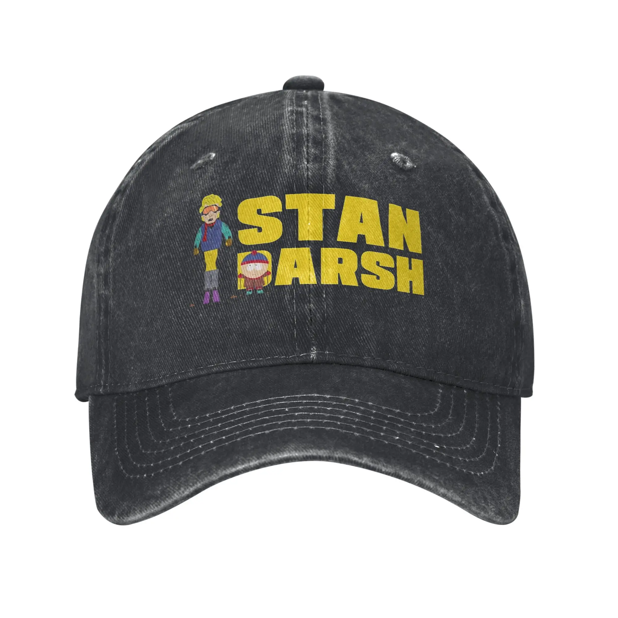 

Бейсболки Stan Darsh Southparks, модные потертые головные уборы унисекс, уличные летние подарочные шапки, кепка