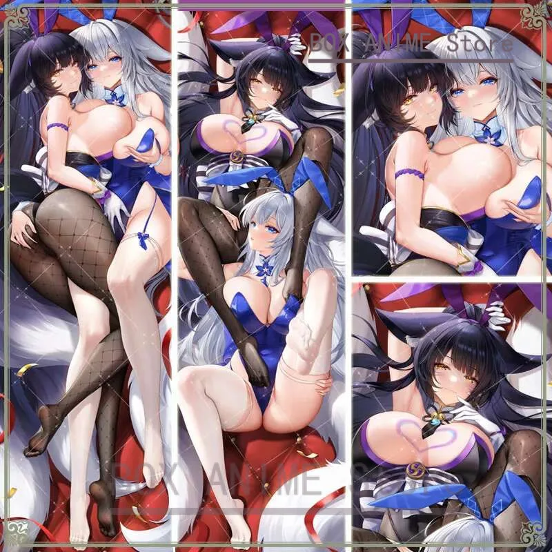 

Azur Lane Shinano Musashi Dakimakura Taie D'oreiller Cosplay Japonais Otaku Housse Coussin Cadeaux De