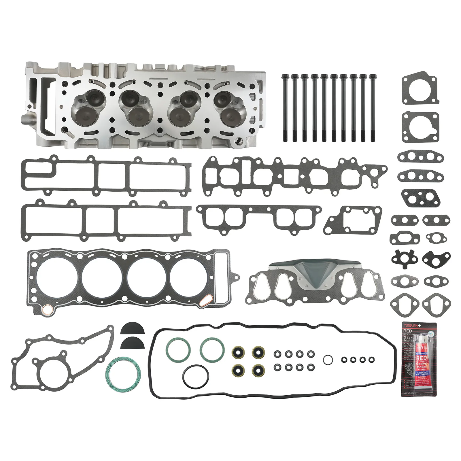 Cylinder Head with Gasket Set for Toyota Pickup 4Runner 2.4L 22R/22RE 1985-1995