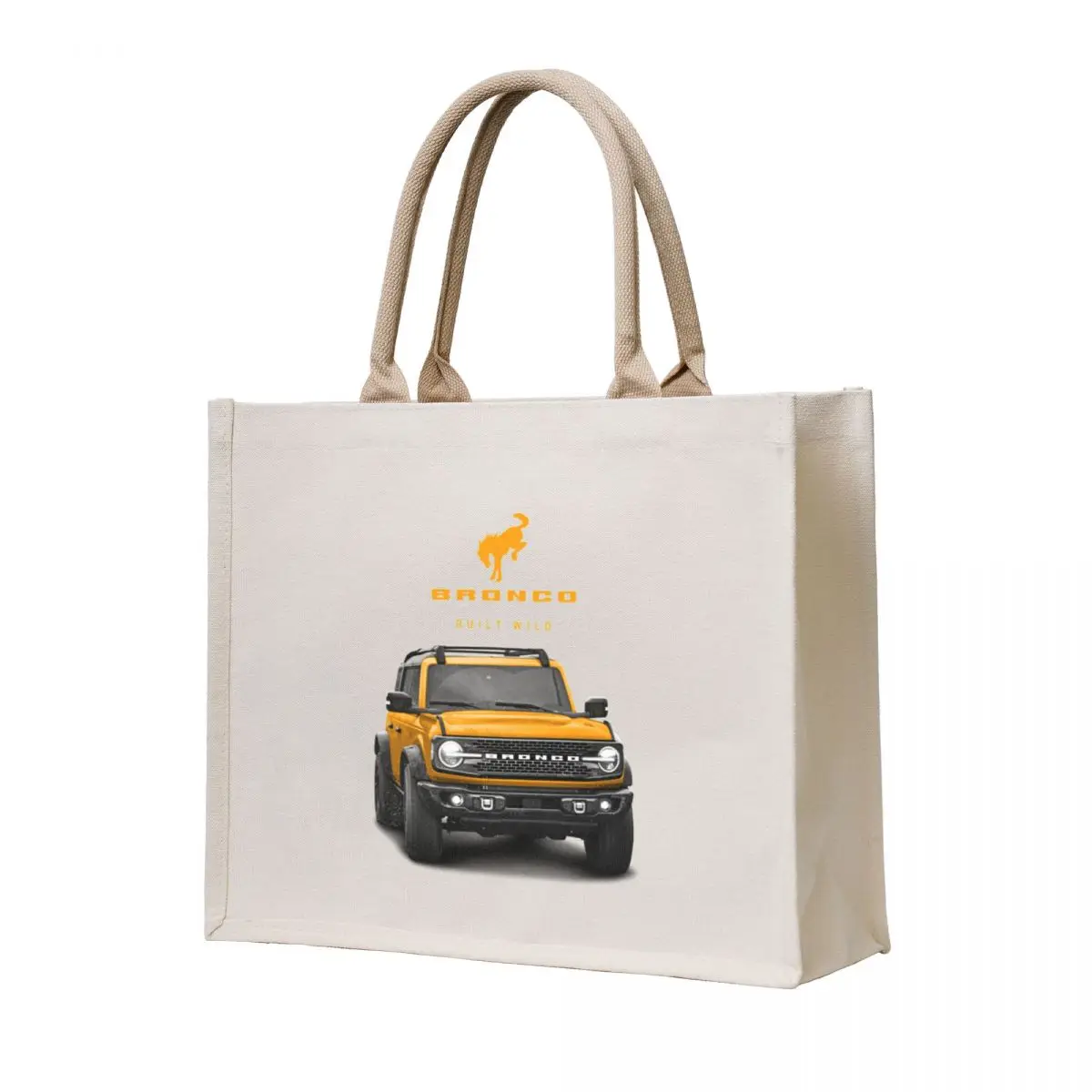 

Bronco and Logo - Cyber Orange Tote Bag hand bags Lady bag Gift bag great