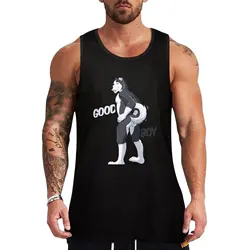 New Good Boy! Cute Pup Design Tank Top mens gym clothes t-shirt for man