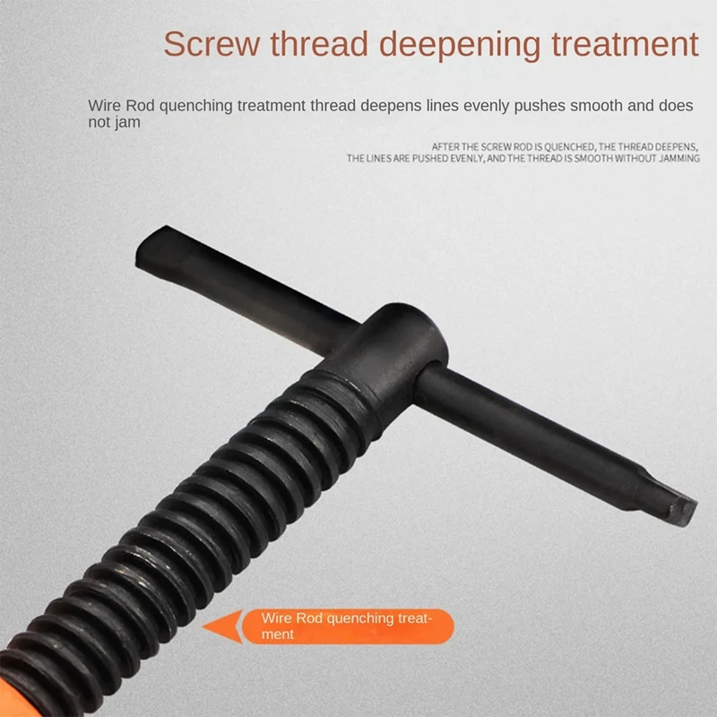 Braçadeira de tubulação para carpintaria, braçadeira de tubulação de liberação rápida resistente, braçadeira de tubulação manual, ferramentas de hardware, fácil instalação, fácil de usar