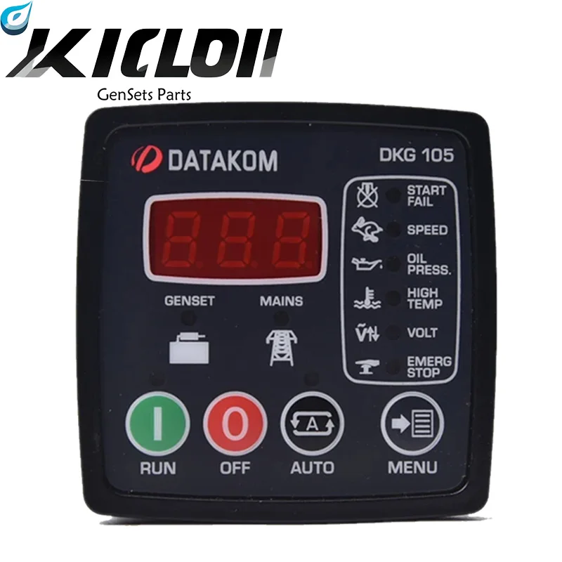 

DKG105 Generator Controller Auto Start Stop Diesel Engine Controller Module Panel for Diesel Gasoline Engine Generator Kit Xeon