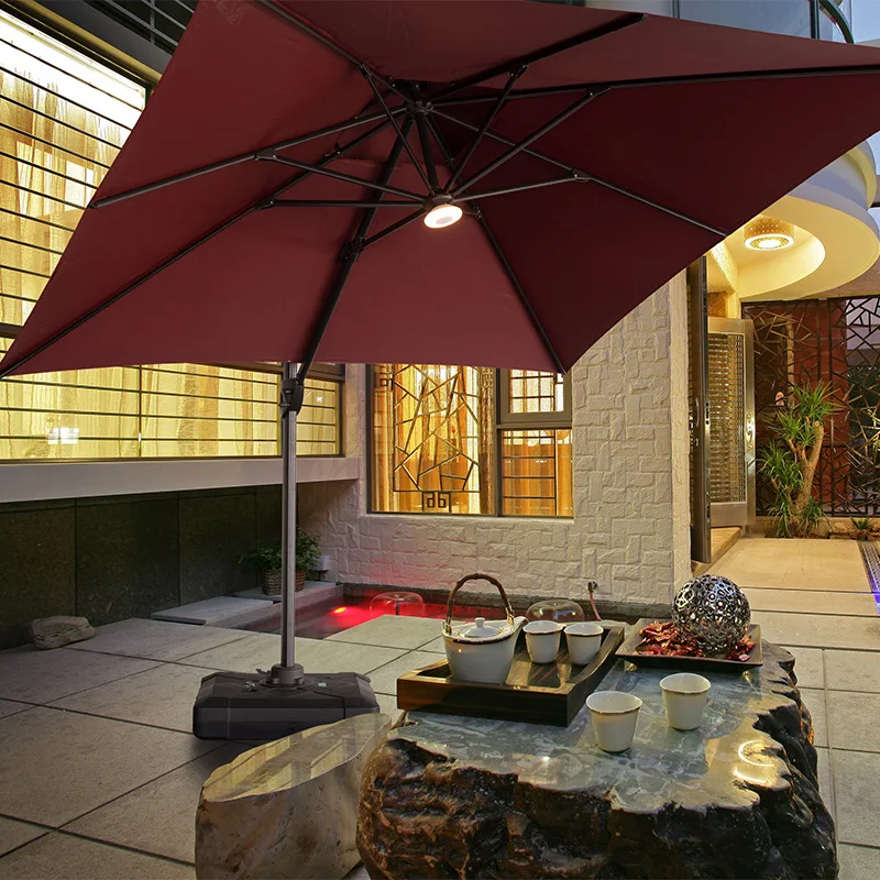 Light Iridescent Roman Light USB Rechargeable Speaker Garden Light LED Outdoor Sunshade