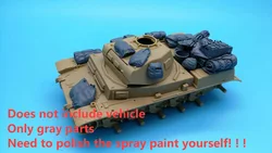 1:35 Scale Resin Die-casting Armored Vehicle Parts Modification Does Not Include The Unpainted Model Of The Car 35870