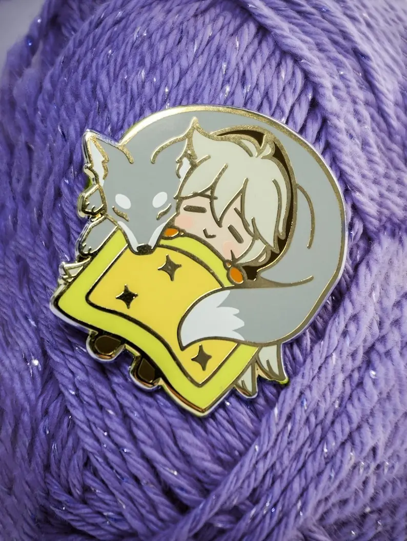 Cozy Razor Enamel Pin