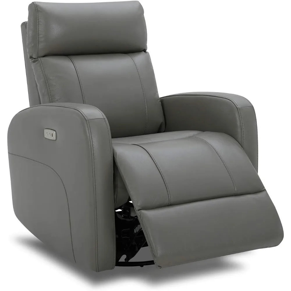

Genuine Leather Power Swivel Glider Recliner Chair for Adults, FSC Certified Electric Nursery Rocker Recliner Chair for Living