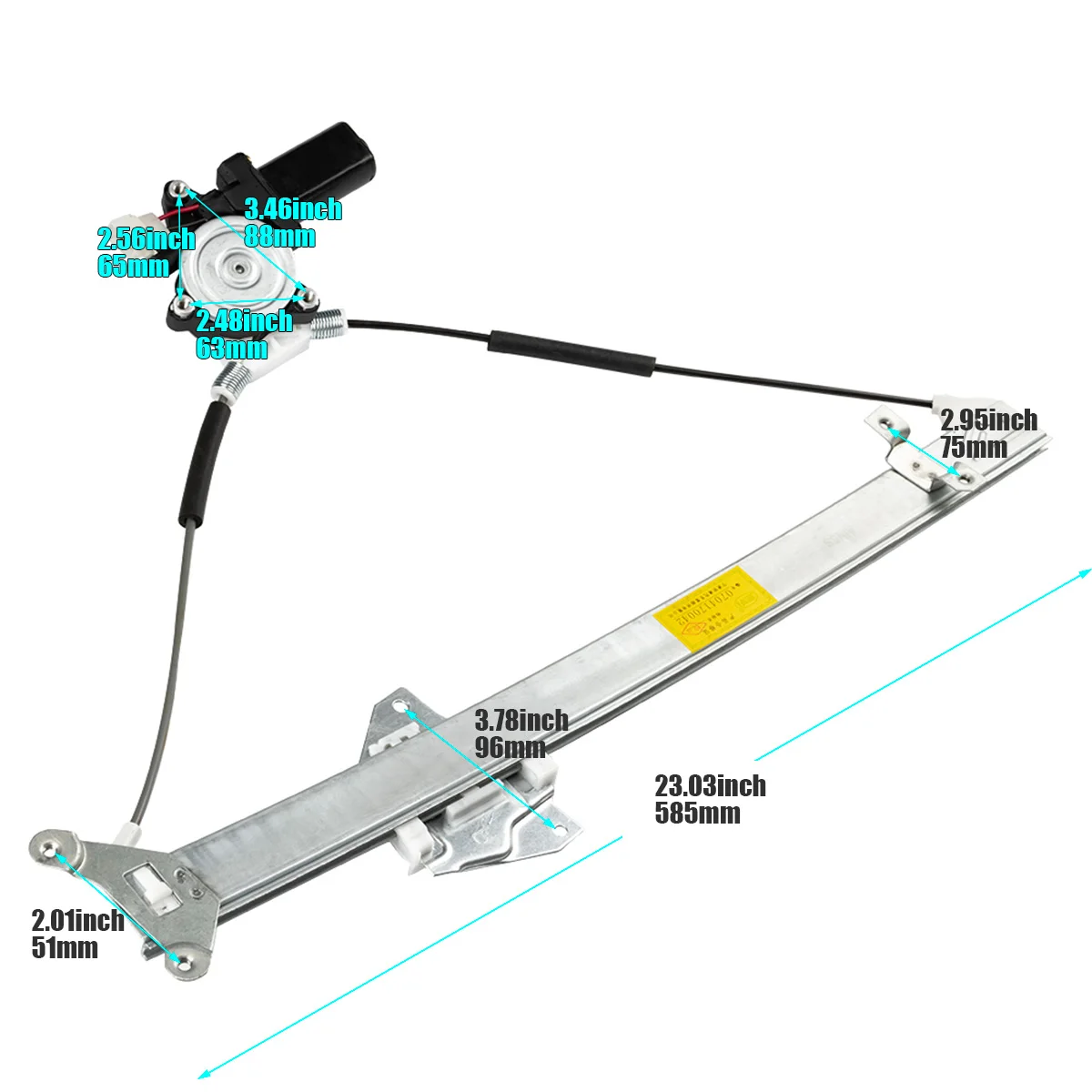 MR135165 MR135166 Front Left Right Door Power Window Regulator   w/ Motor For Mitsubishi Montero Pajero V46W V45W V44W V43W V36W