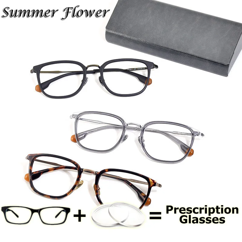 Men Reading Glasses Optical Eyewear Multifocal Prescription Wide Progressive Lens Transition Anti Blue Light Myopoa Glasses