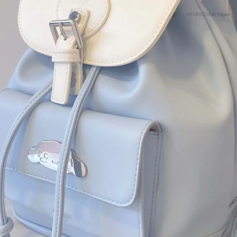 Sanrio Cinnamoroll New Aesthetic Bags Korean Style Mini Backpack Women Fashion Handbags Commuter Shoulder Bag Y2k Cute Schoolbag