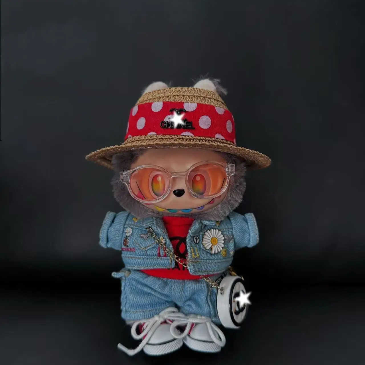 ラブブー-フォーワイルド-ゴージ-gd-コンサート-カウボーイ衣装-人形服-おもちゃ-収集品-トレンディな遊び物-アニメファン向け