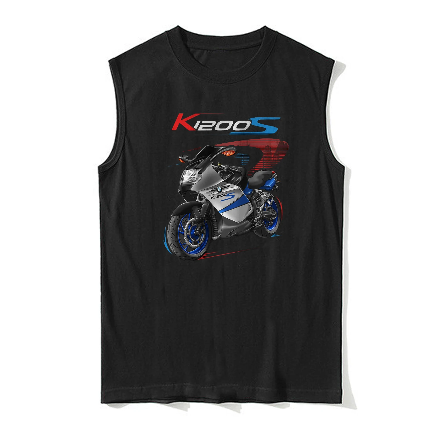 Classic German K1200S Motorcycle Tanktop New 100% Cotton O-Neck Summer Casual Mens Vest Sleeveless Tee Shirt Rider Streetwear