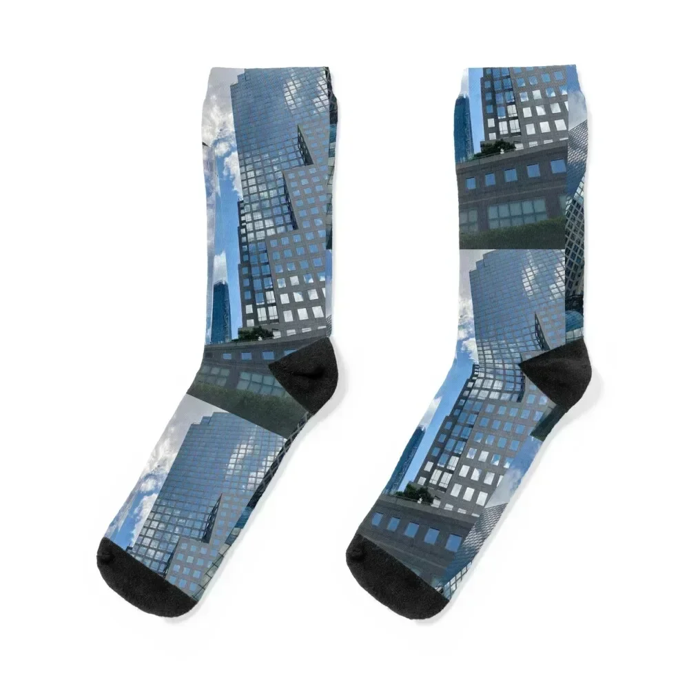 

World Trade Center Socks funny gifts warm winter sheer cotton Men's Socks Luxury Women's
